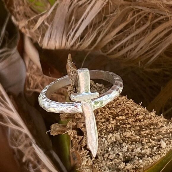 Sterling Silver Plated Renaissance Medieval sword Rings - Picture 8 of 8